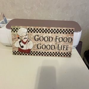 Kitchen sign